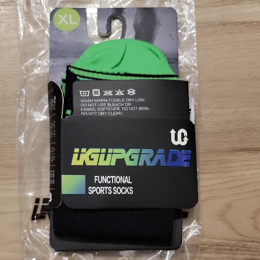 Green Functional Sports Socks